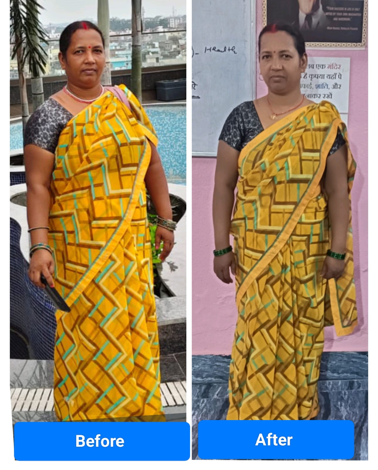 Wellness progress photo shared by a visitor