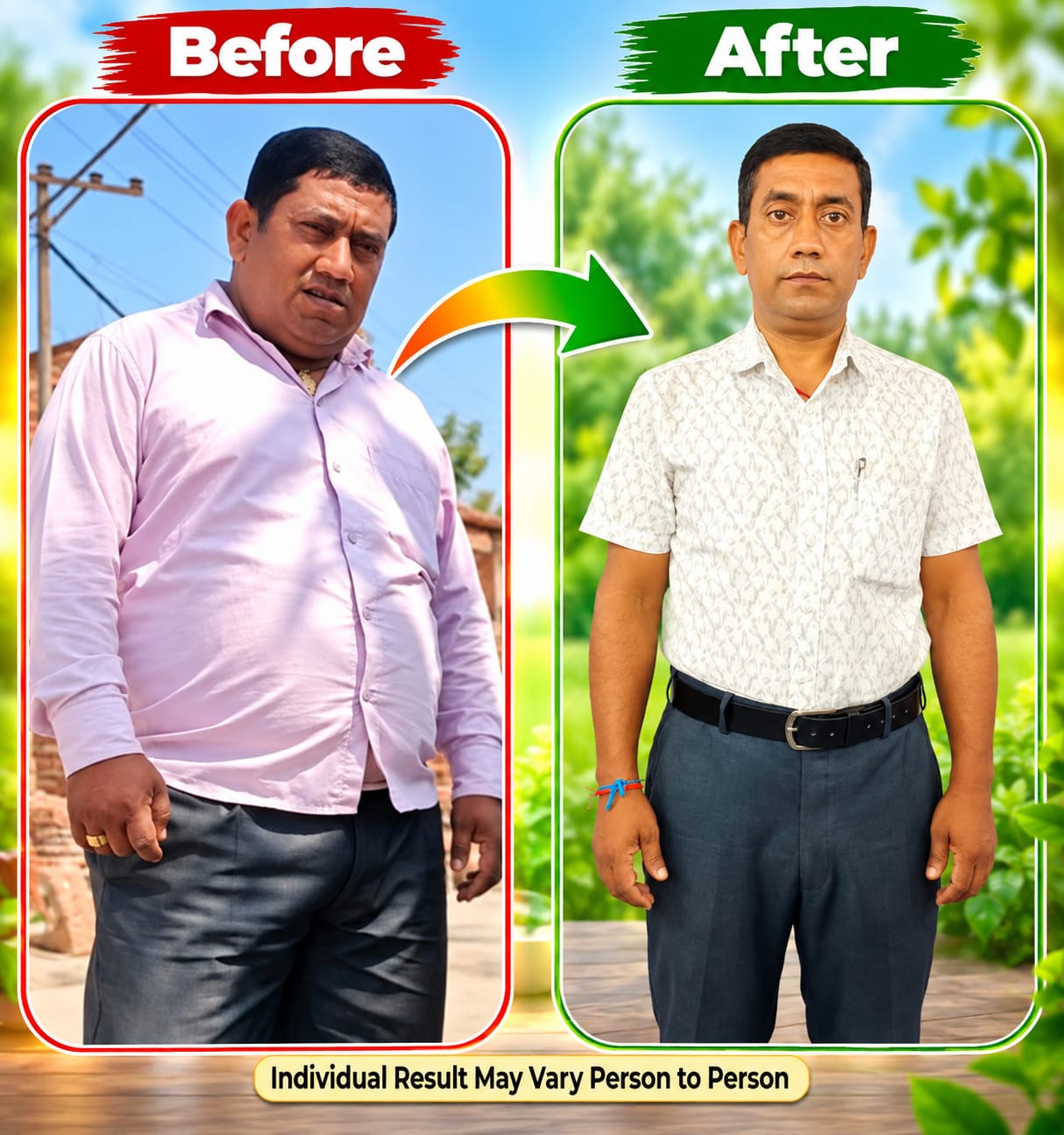 Wellness progress photo shared by a visitor
